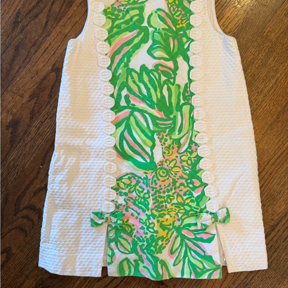 Lilly Pulitzer Green and Pink Floral Dress